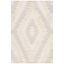 Grey and Ivory Hand-Knotted Wool Area Rug, 6' x 9'