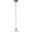 Maxim Satin Nickel Mini Pendant with Marble Glass Shade