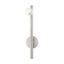 Bannister Brushed Nickel Asymmetrical 1-Light Sconce