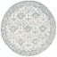 Ivory Elegance 54" Hand-Tufted Round Wool Area Rug