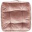 Primrose 18" Blush Pink Velvet Tufted Square Floor Pillow