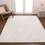 Alcina 8' x 10' White/Cream Abstract High-Low Area Rug