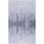 Gray Faux Fur Rectangular Washable Area Rug