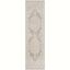 Beige Cream 96" Synthetic Easy Care Runner Rug