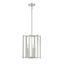 Benson Satin Nickel Adjustable 3-Light Modern Pendant