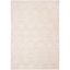 Ivory Flat Woven Cotton and Synthetic 5' x 8' Area Rug