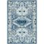 Hand-Tufted Capri Blue Wool & Silk 5'x8' Rectangular Rug