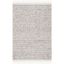 Ivory Hand-Knotted Wool Square Area Rug