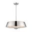 Luella Black and Polished Nickel 4-Light Pendant