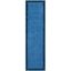 Hand-Knotted Blue Wool Runner Rug, 2'3" x 8'