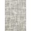 Ivory and Gray Abstract Medium Pile Indoor Area Rug