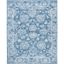 Handmade Blue Wool 8' x 10' Tufted Rectangular Area Rug