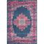 Elysian Blue Floral Synthetic Extra Large Area Rug