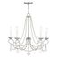 Brushed Nickel Mini 5-Light Candelabra Chandelier