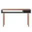 Windsor 47'' Midcentury Modern Console Table with Storage in Grey and Natural Wood