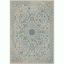 Heirloom Elegance Cream & Light Blue Hand-Knotted 5' x 7' Rug