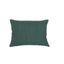 Emerald Green Linen Down Blend Throw Pillow 14x20