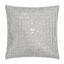 Madison Avenue Silver Rhinestone Velvet Square Pillow 20x20