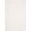 Ivory Hand-Tufted Wool and Viscose 4' x 6' Area Rug