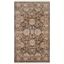 Vintage Brown Multi Synthetic Rectangular Area Rug