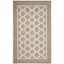 Ivory and Beige Hand-Knotted Wool 6' x 9' Area Rug