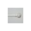 Distressed White Adjustable Curtain Rod with Floral Finials