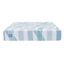 Full Size Blue and White Gel Memory Foam Mattress