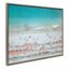 Monterosso Beach Aerial View Framed Canvas Wall Art