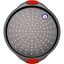 Non-Stick Carbon Steel Perforated Pizza Tray with Handles