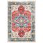 Handmade Red Synthetic 4' x 6' Rectangular Area Rug