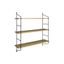 Maple Wood 3-Tier Floating Wall Shelf