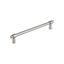 Satin Nickel Brushed Modern Industrial Bar Pull with Mounting Hardware