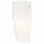 Daphne Opal Glass Brushed Steel 14" Wall Sconce