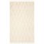 Ivory Hand-Tufted Wool Shag Area Rug - 5' x 8'