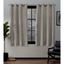 Natural Linen Look Blackout Grommet Curtain Panels, 52" x 63"