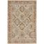 Vintage-Inspired Beige Synthetic 4' x 6' Persian Rug