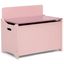 Blush Two-Tone Wooden Toy Box with Divider