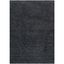 Luxurious Gray Shag 9' x 12' Rectangular Synthetic Area Rug