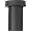 Black Aluminum LED Indoor/Outdoor Flush Mount Cylinder Light