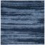 Luxury Abstract Shag Square Rug in Light Blue - Easy Care Synthetic