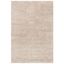 Beige 8' x 10' Rectangular Synthetic Shag Area Rug