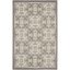 Elysian Ivory Grey Geometric Flat Woven Indoor/Outdoor Rug 32"x48"