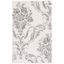 Ivory and Grey Floral Hand-Tufted Wool Area Rug