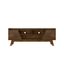 Marcus Rustic Brown Mid-Century Modern TV Stand with Cabinet