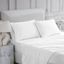 Aireolux 600 Thread Count White Cotton Twin Sheet Set