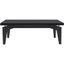 Retro Black and White Lacquered Wood Coffee Table