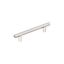 Polished Nickel 5-1/16 inch Geometric Bar Cabinet Pull