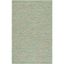 Geordie Green and Natural Hand-Knotted Wool Area Rug, 5' x 8'