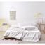 Full White Silk Down Alternative Comforter