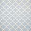 Ivory Elegance 72'' Square Hand-Tufted Wool Area Rug